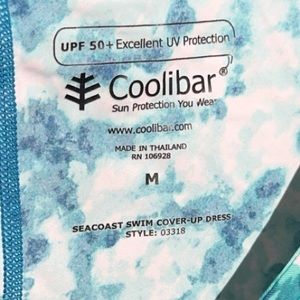 Coolibar Women's Seacoast Swim Cover-Up Dress UPF 50+